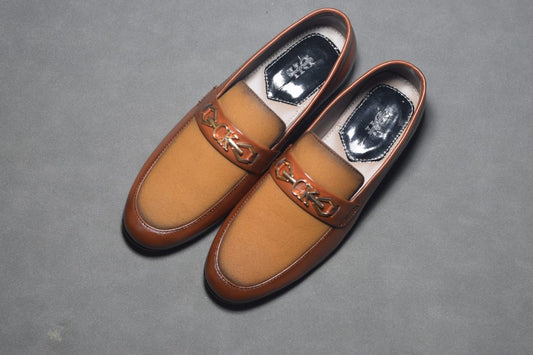 MULTI-COLOR SUEDE LOAFERS