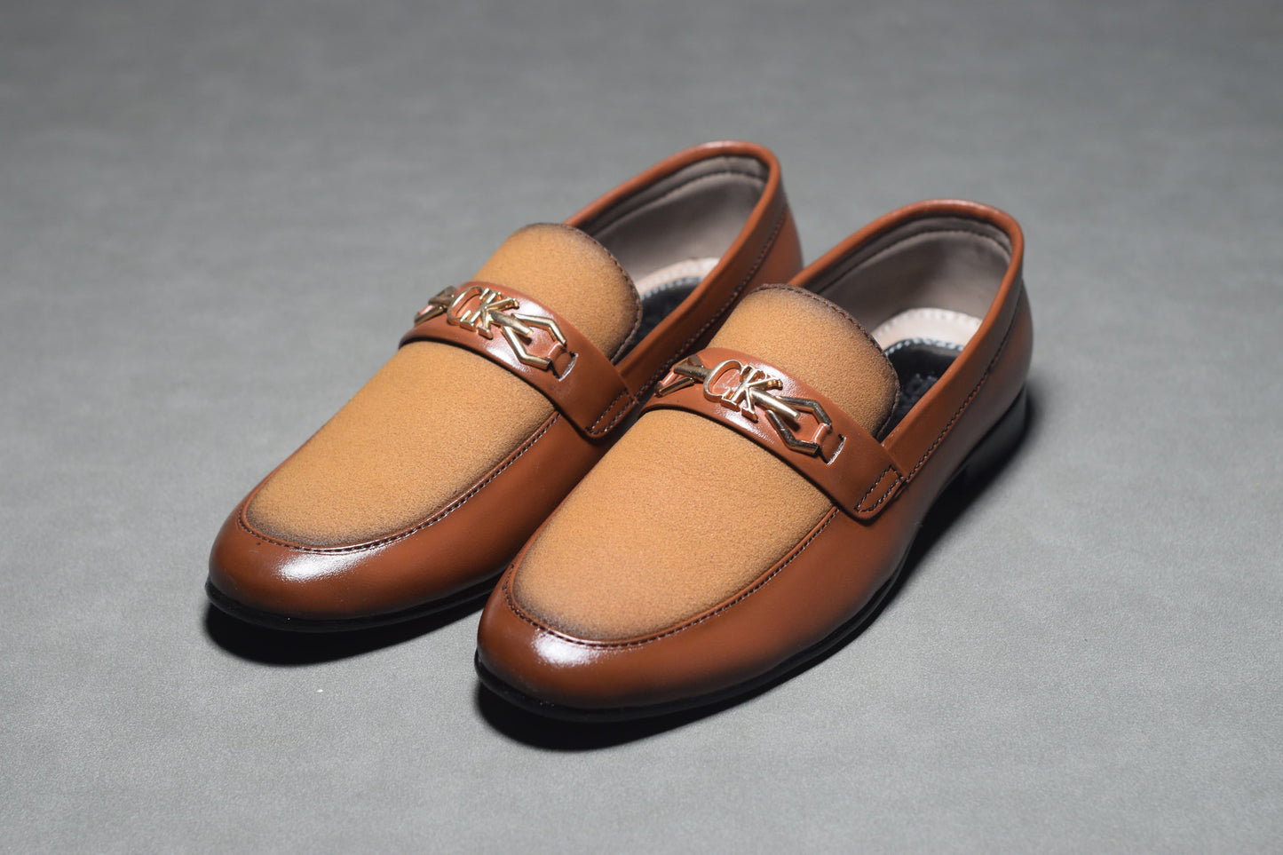 MULTI-COLOR SUEDE LOAFERS