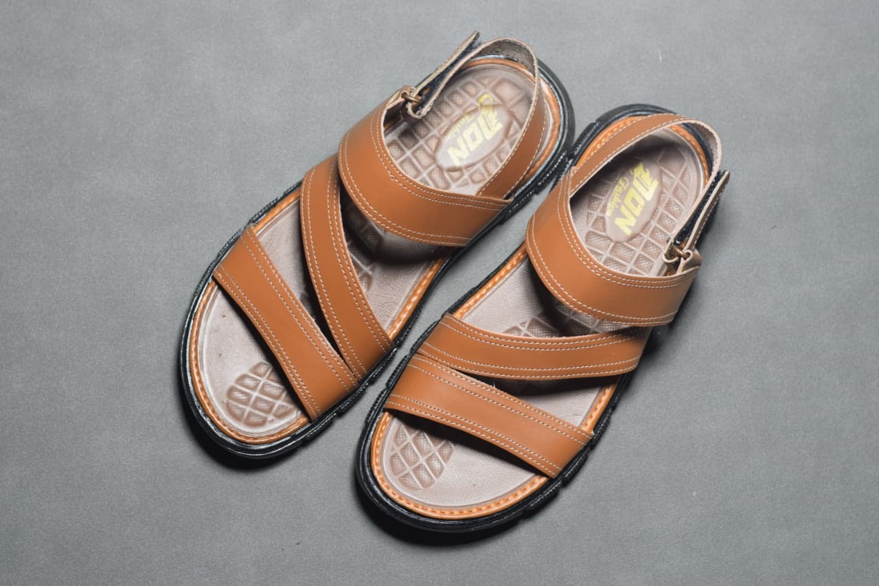 MASTARD LEATHER EVA INNER SANDALS