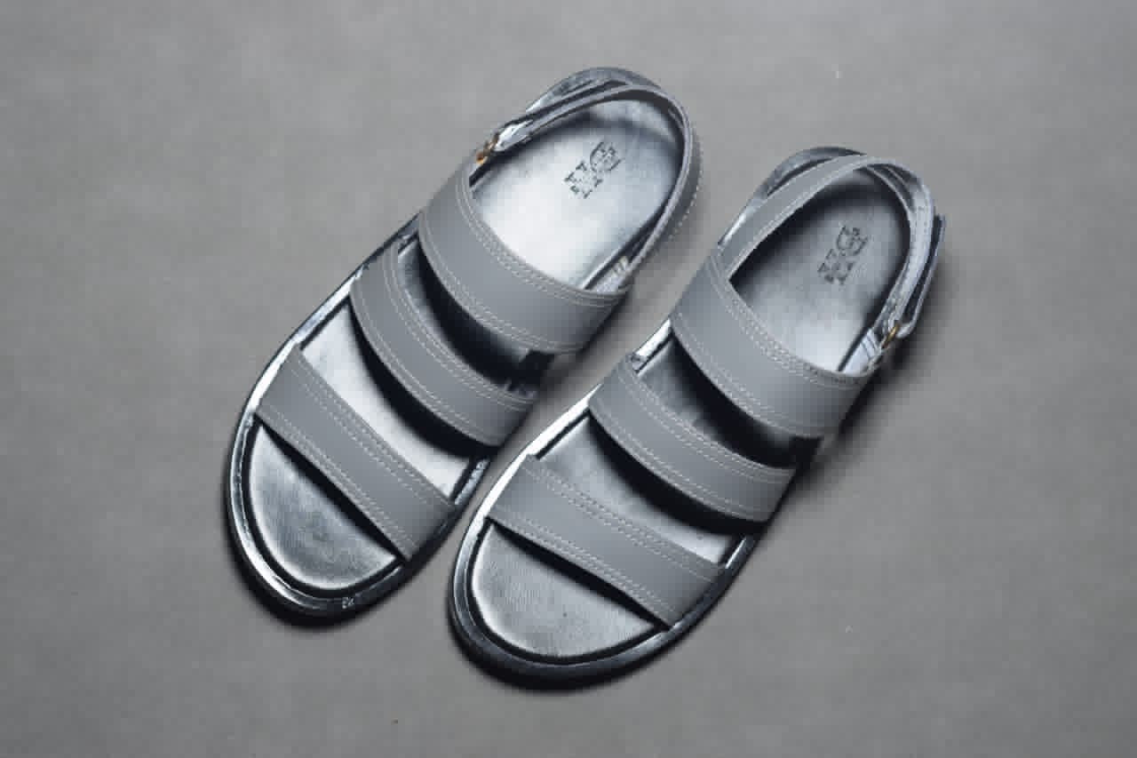 GREY CHAPATI SANDALS