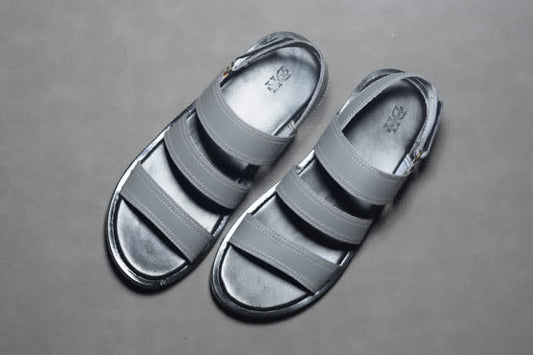 GREY CHAPATI SANDALS