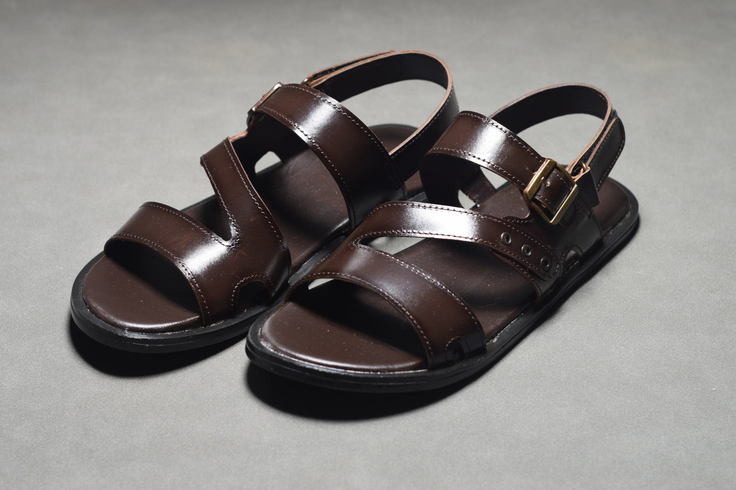 BROWN CHAPATI SANDALS