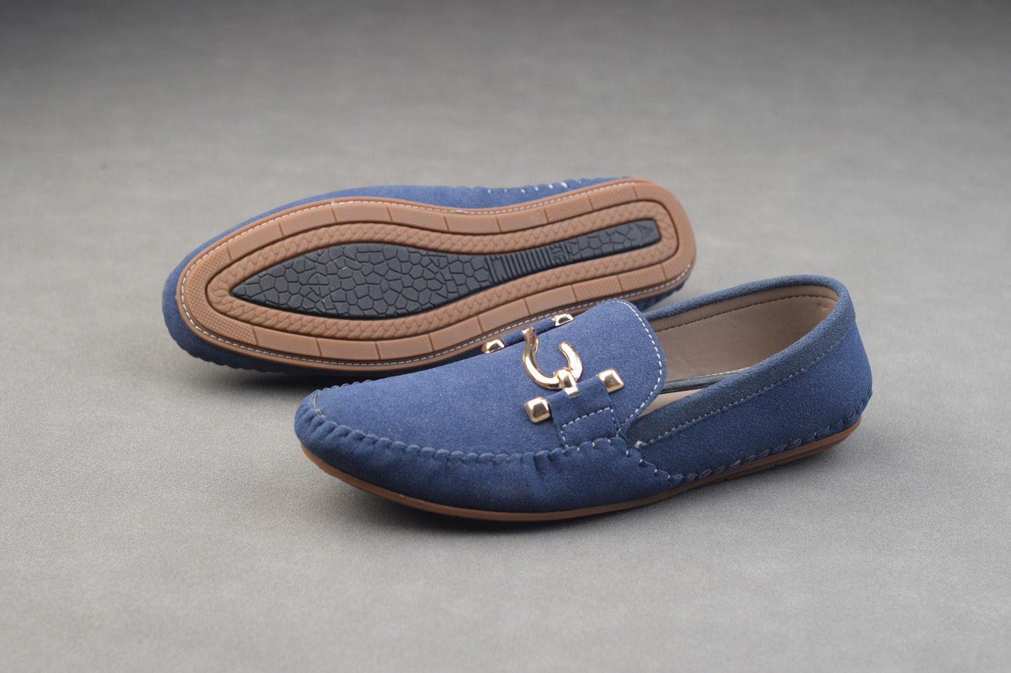 BLUE SUEDE S CHAIN JELLY SOLE MOZA