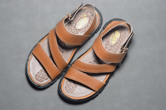 MASTARD LEATHER EVA INNER SANDALS