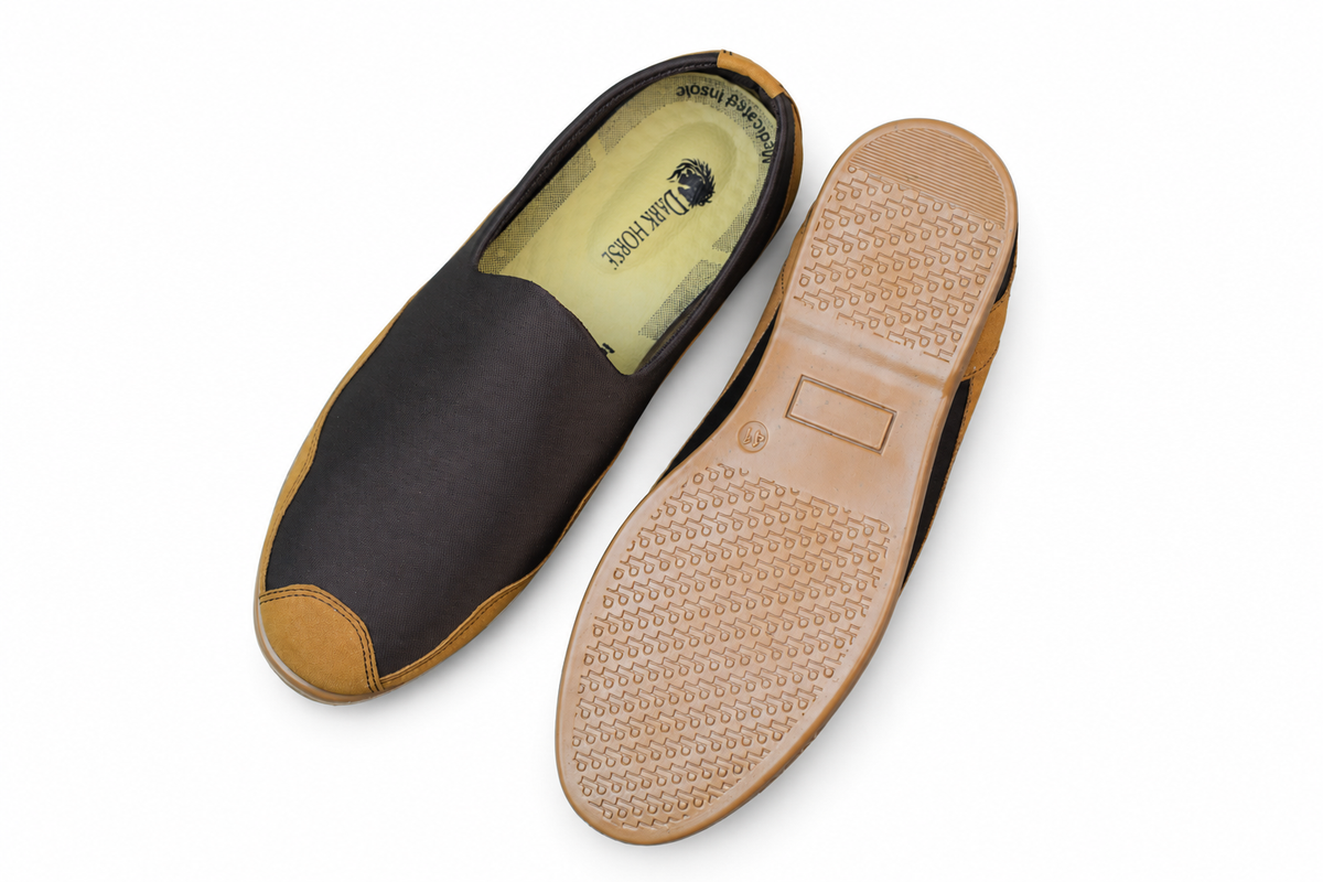 MASTARD COMFORTABLE, STYLISH AND MEDICATED SHOES RUBBER SOLE A1700