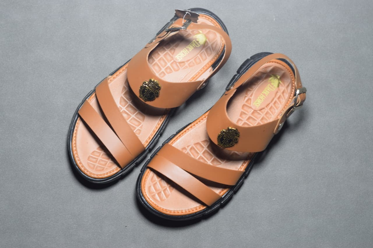 MASTARD LEATHER EVA INNER SANDALS