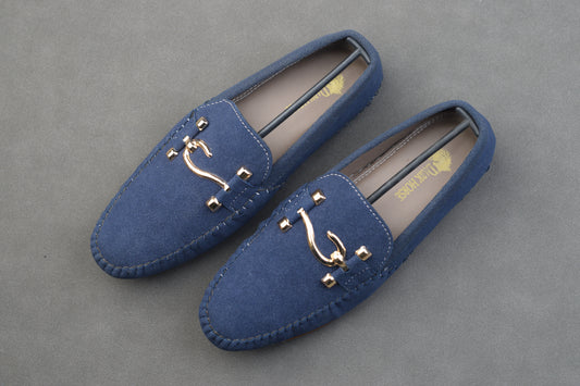 BLUE SUEDE S CHAIN JELLY SOLE MOZA