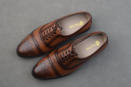 MASTARD LACEUP JOB BROKE SHOE