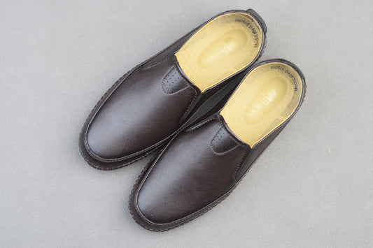 MEDICATED BROWN PURE JOB HAND STICH  SHOES