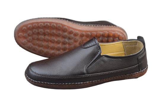 MEDICATED BROWN PURE JOB HAND STICH  SHOES A3010