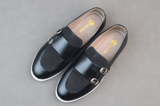 MONK DOUBLE STUFF WHITE SOLE MOCCAINS